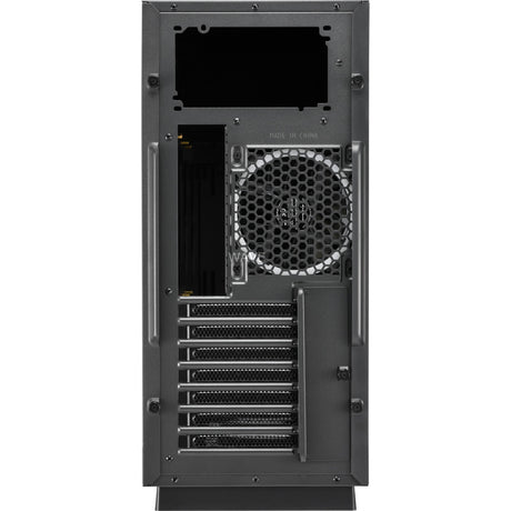 Boîtier tour midi RVB Sharkoon en acier pur (noir | 2x USB-A | RVB | fenêtre)
