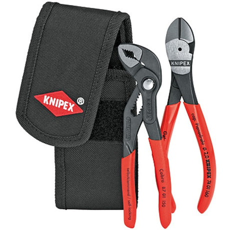 Knipex 002072v02 Jeu de mini-pinces 2 pièces dans un sac banane