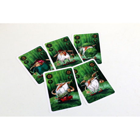 Jeux de gobelins blancs réclament un jeu de 2 cartes (néerlandais, 2 joueurs, 25 minutes, à partir de 10 ans)
