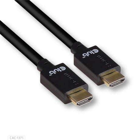 Câble HDMI ultra haut débit Club 3D (noir, 1 mètre, 4K 120 Hz, 8K 60 Hz, 48 Gbps)
