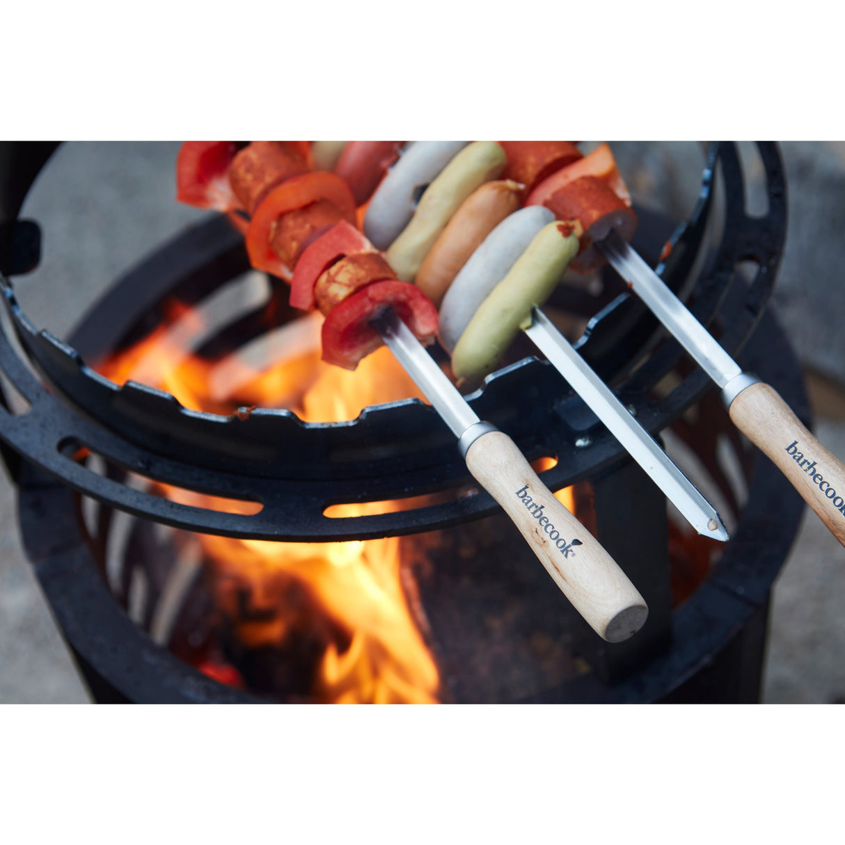 Barbecook set de 3 brochettes xl