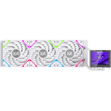 Xyz pc gear hydroview aio 360 refroidissement par eau (blanc, argb, pwm)