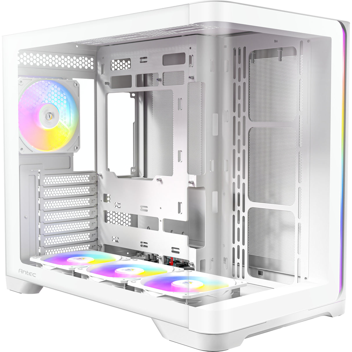 Boîtier tour midi Antec C5 Curve ARGB (blanc | 2x USB-A | 1x USB-C | verre trempé)