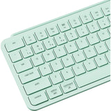 Clavier Keychron b6 pro-k7 (menthe, disposition américaine (qwerty), commutateurs ciseaux, 100%, abs, 2,4 ghz | bluetooth 5.2 | usb-c)