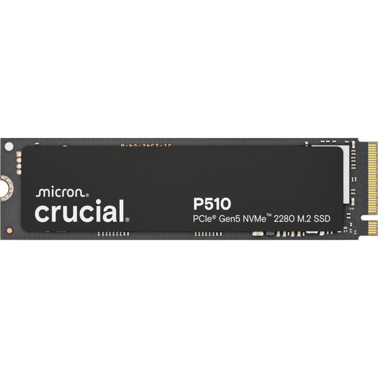 Crucial p510 1 tb ssd (zwart, ct1000p510ssd8, pcie 5.0)