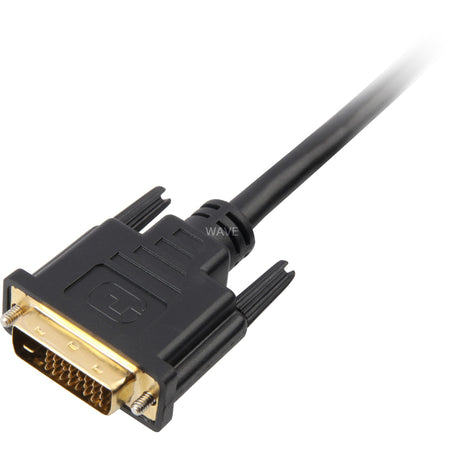 Câble Sharkoon HDMI > DVI-D (24+1) (noir, 1 mètre)