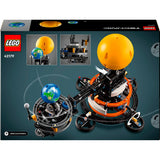 Technique Lego - le jouet de construction terre et lune en mouvement