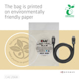 Câble certifié Club 3D Displayport 1.4 Vesa mâle-mâle (noir, 2 mètres, 8k 60hz, 32,4gbps)