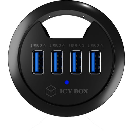 Icy box ib-hub1403 Hub USB (noir, 4x USB 3.0)