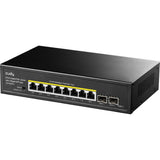 Commutateur Poe+ Cudy 8-gbe avec 2 liaisons montantes SFP (noir)