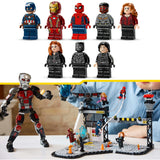 Lego super heros 76314 scène d'action de la guerre civile de Captain America