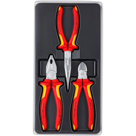 Knipex set électrique 002012 jeu de pinces (3 pièces)