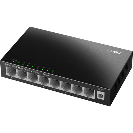 Commutateur de bureau Cudy 8 ports 10 100 Mbps (noir)