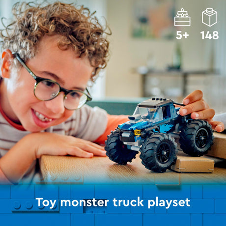 Le camion monstre Lego city bleu 60402