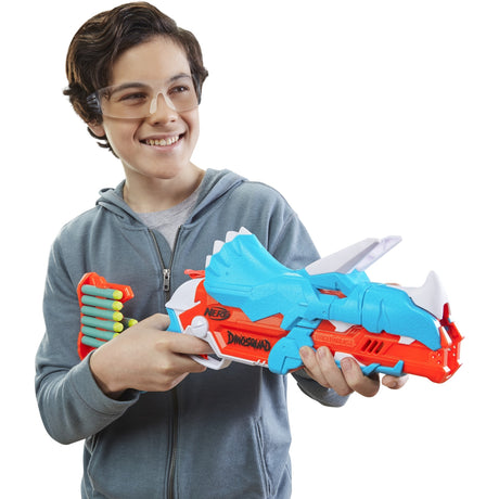 Hasbro nerf nerf dinosquad tricérablas