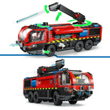 Lego city - jouet de construction camion de pompiers de l'aéroport (60499)