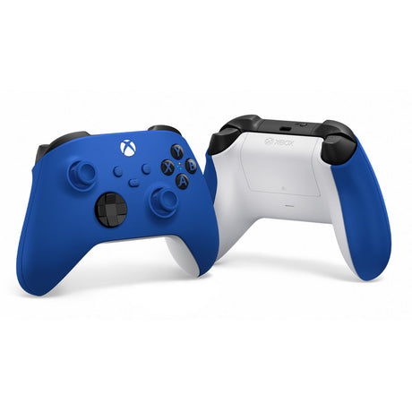Manette sans fil Microsoft Xbox - Shock Blue (bleu, Bluetooth)