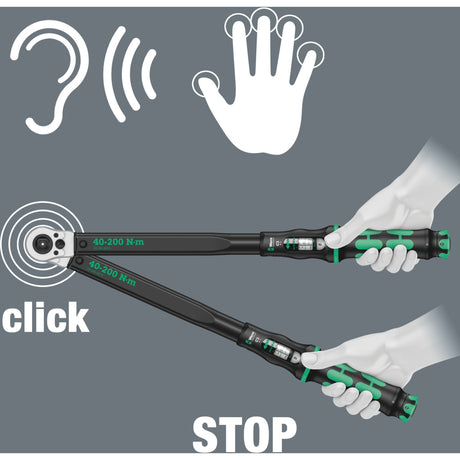Waa click-torque c 3 push r l réglable couple