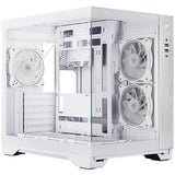 Boîtier Chieftec Visio Midi Tower (blanc | 2x USB-A | 1x USB-C | RVB | verre trempé)