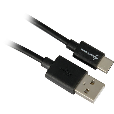 Sharkoon USB-A 2.0 - Câble USB-C (noir, 2 mètres)