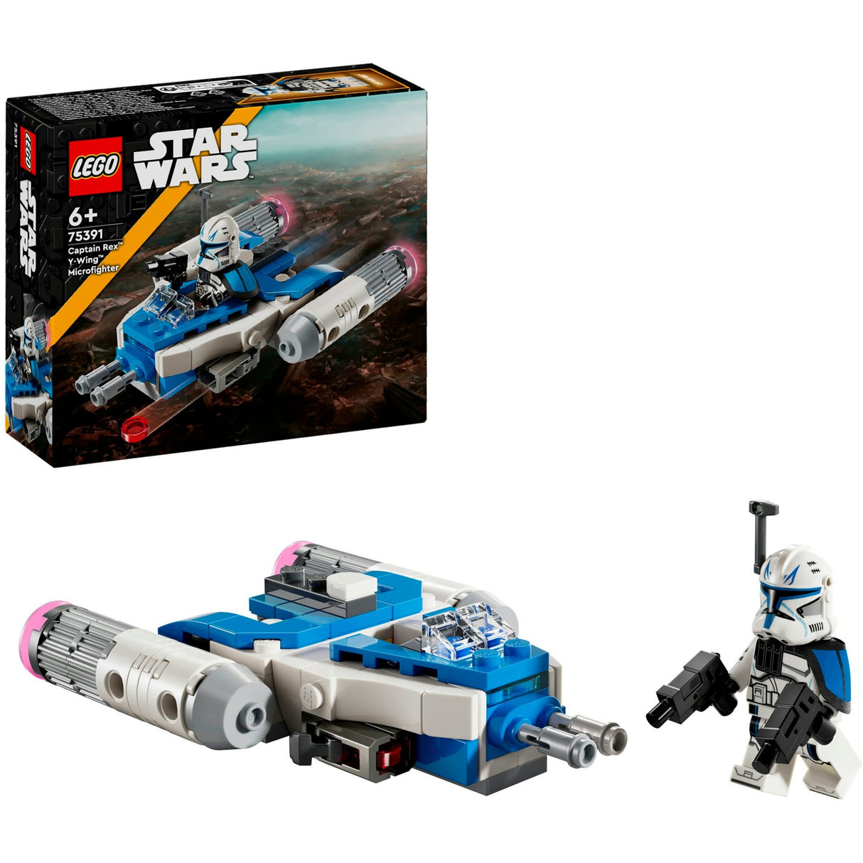 Lego Star Wars 75391 Capitaine Rex Y-Wing Microfighter