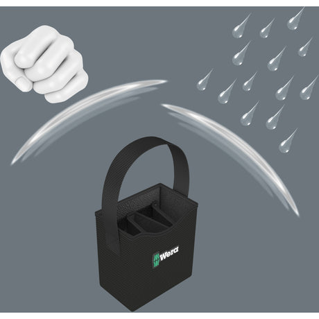 Sac de transport pour outils Wera 2go 4 (noir)