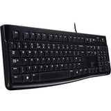 Clavier USB de style commercial Logitech K120 [USB, 104-Key, Numpad, durable, noir]