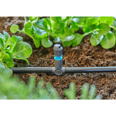 T-pice Gardena pour les pulvérisateurs Druppelaars finaux 4,6 mm (3 16