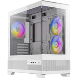 Boîtier mini tour Antec cx500m argb (blanc | 2x USB-A | 1x USB-C | verre trempé)