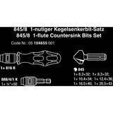 Wera 845 8 Bit-set Galvanning, 8 pièces