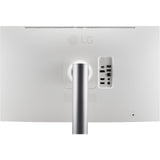 Moniteur LG Ultrafine 27UQ850V-W 27 4K UHD (blanc argent, 2x HDMI, Display Port, 2x USB-A, USB-B, USB-C)