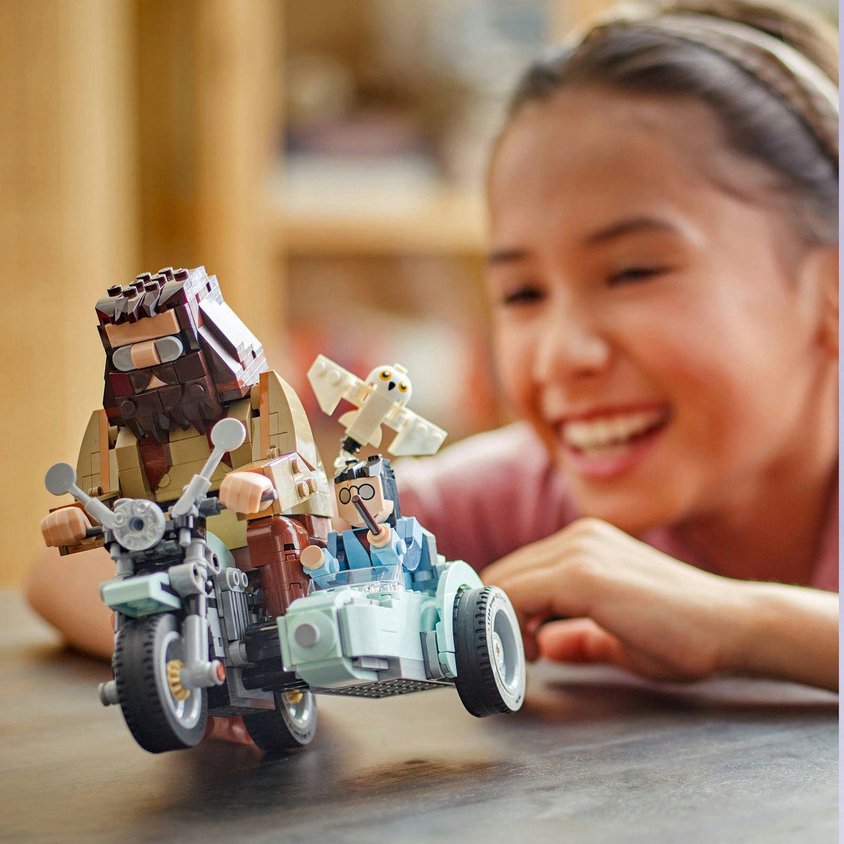 Lego Harry Potter™ Hagrid™ et la balade magique en moto de Harry - 76443
