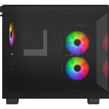 Boîtier tour midi Montech king 65 pro (noir | 2x USB-A | 1x USB-C | fenêtre)