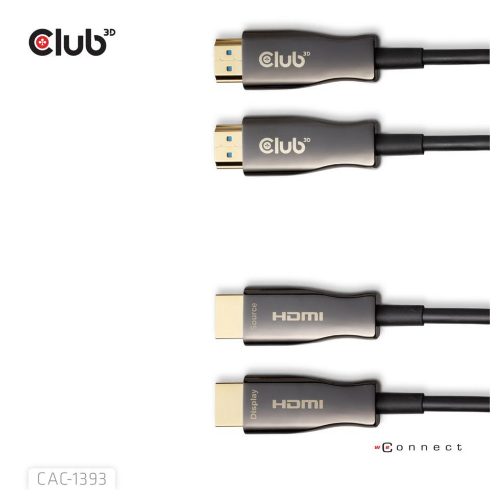 Câble AOC hybride HDMI Club 3D 8K60Hz 4K120Hz 50m (noir)