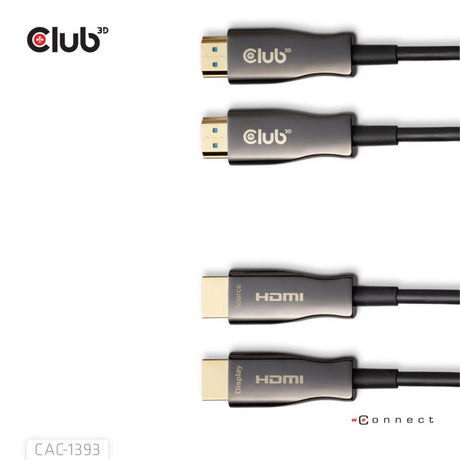 Câble AOC hybride HDMI Club 3D 8K60Hz 4K120Hz 50m (noir)