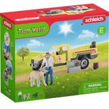 Visite vétérinaire de Schleich Farm World à la ferme