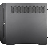 Boîtier mini tour Silverstone CS382 (noir | 2x USB-A | 1x USB-C)