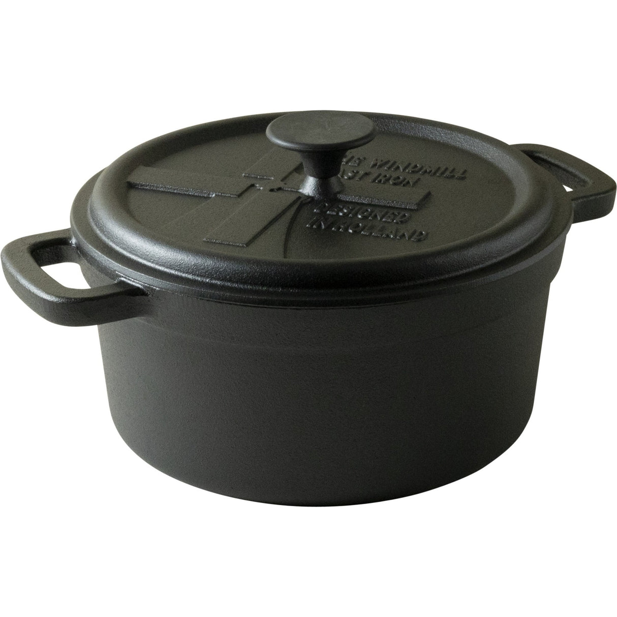 Le moulin à vent barbecue poêle l poêle (noir, ø 23 cm | 3,6 litres)