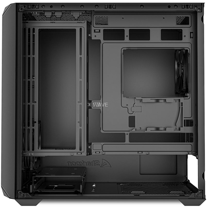 Boîtier mini tour Sharkoon mk2 (noir | 2x USB-A | 1x USB-C)