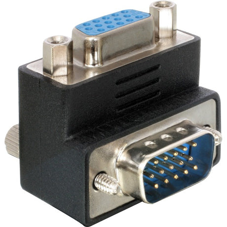 Delock adaptateur 90° VGA > VGA (noir, courbé à 90°, 65171)