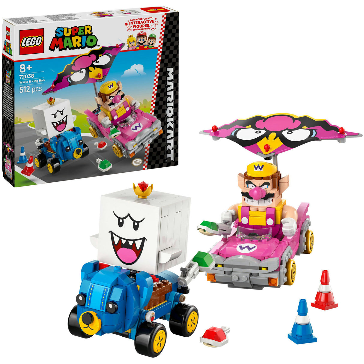 Lego super mario 72038 wario et roi boo