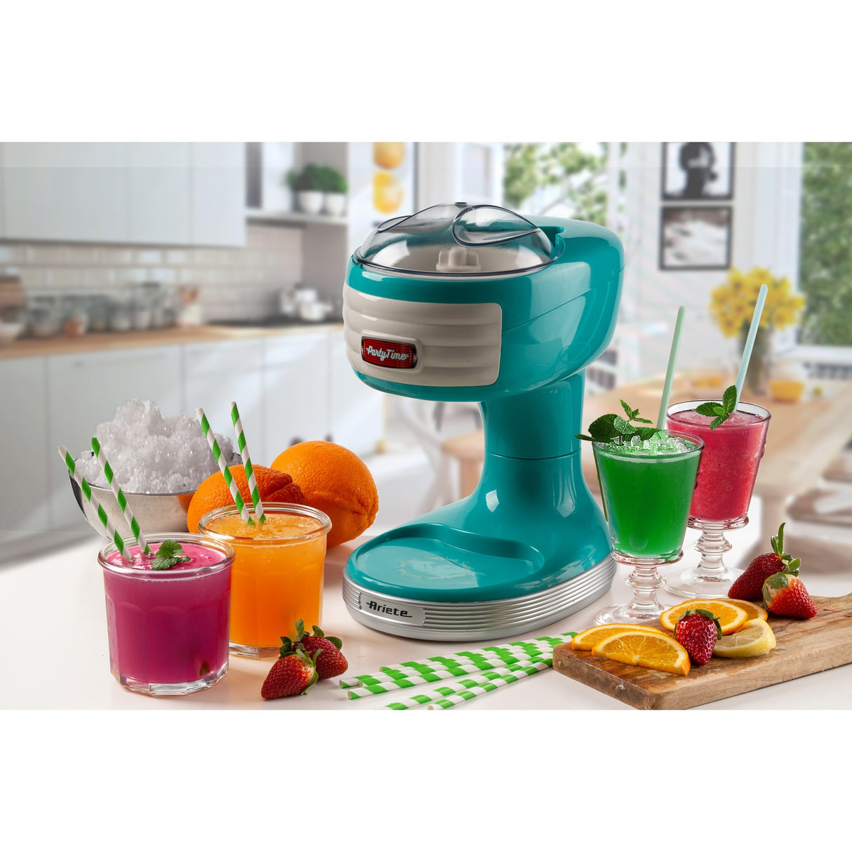 Machine à glace pilée Ariete party time 0076 01 machine à glace (bleu clair)