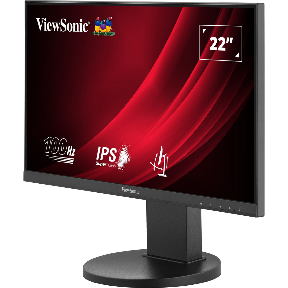 Moniteur Viewsonic vg2208a-hd 22 (noir, 1x hdmi, vga, 100 hz)