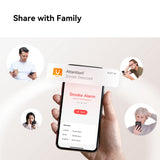 Détecteur de fumée intelligent Imou - bundle zsm1 (blanc, 3 pièces + passerelle intelligente zg2s, zigbee)