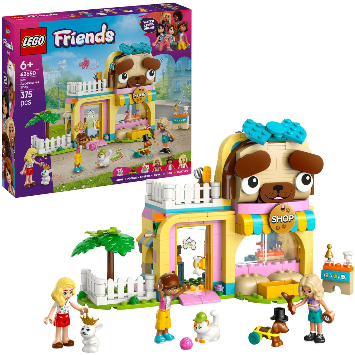 Magasin Lego Friends avec accessoires pour animaux - 42650