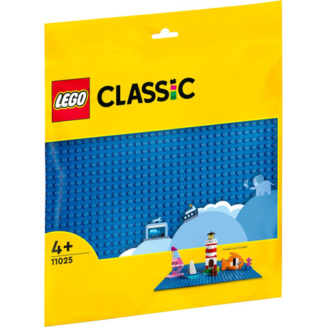 Plaque de construction Lego classique bleue - 11025