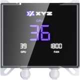Xyz pc gear hydrotemp aio 240 refroidissement par eau (blanc, argb, pwm)