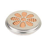 Spirales de citronnelle design Esschert dans un récipient en zinc