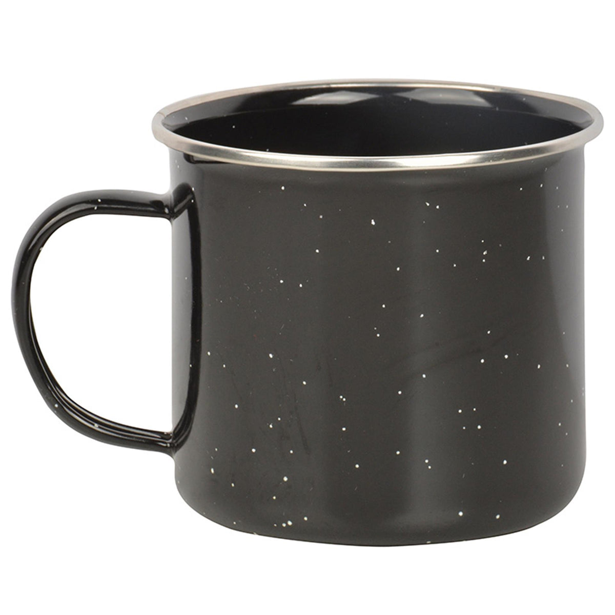 Tasse émaillée design Esschert 13x10x9cm acier au carbone émaillé