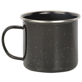 Tasse émaillée design Esschert 13x10x9cm acier au carbone émaillé